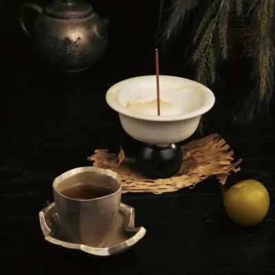 Bowl bean utensils aromatherapy set