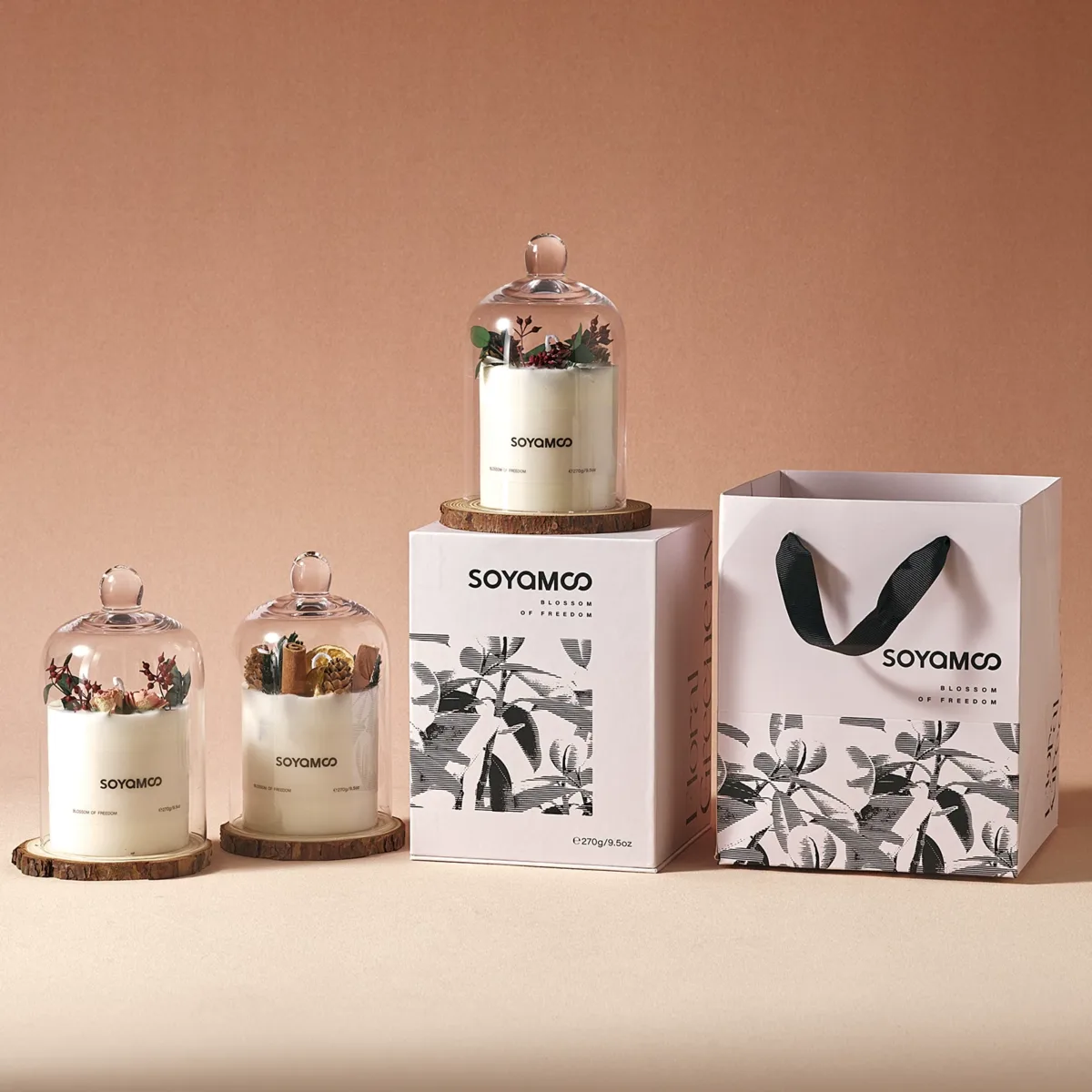 Forest scented candles