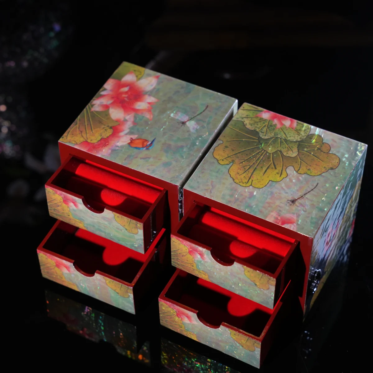 QD023 漆器首饰盒