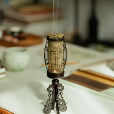 Pure copper high incense burner