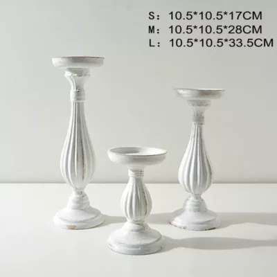Glass candlesticks side view with handcrafted details