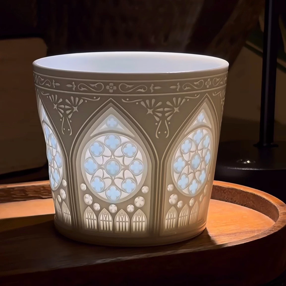 Artisan Linglong Porcelain Light & Shadow Cup - Jingdezhen Masterpiece 4 Zen Tea Ritual