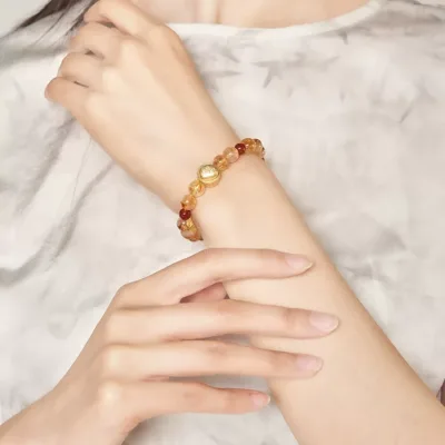 Lucky - citrine bracelet