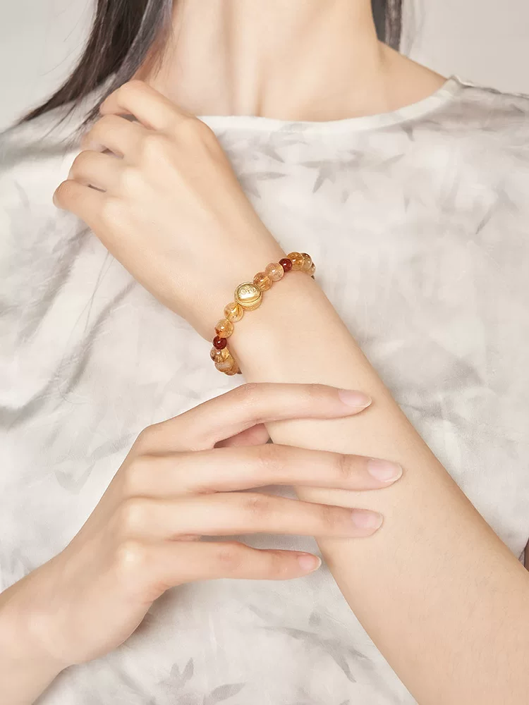 Lucky - citrine bracelet