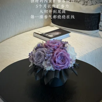 Scented candle bouquet