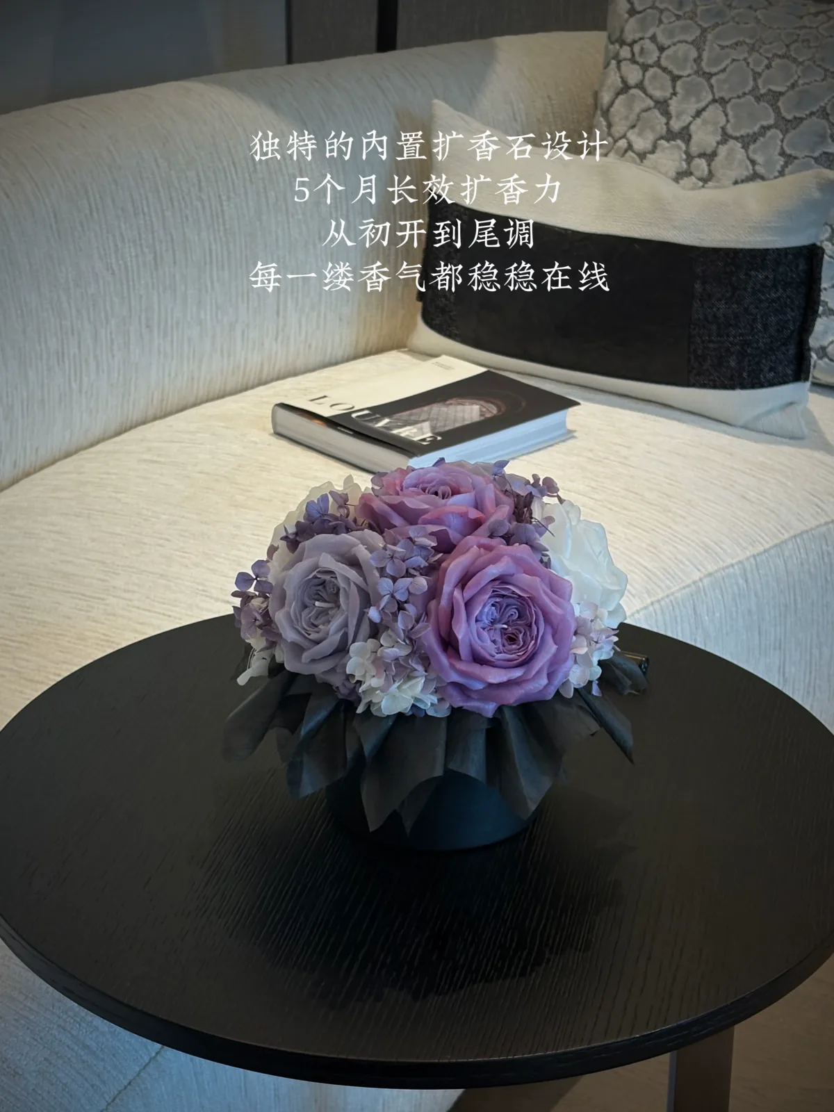 Scented candle bouquet