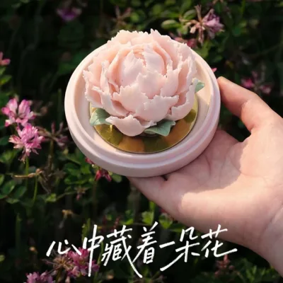 Porcelain flower diffuser stone