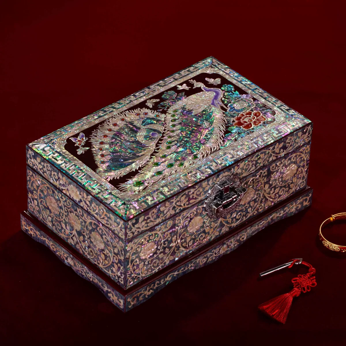 QD006 Lacquerware Jewelry Box