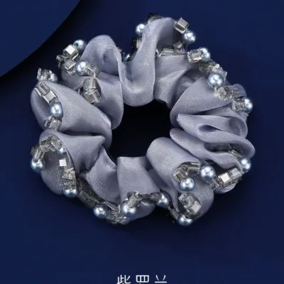 Minimalist S925 Silver Hair Ring Infinity in certified s925 sterling silver with hand-polished mirror finish