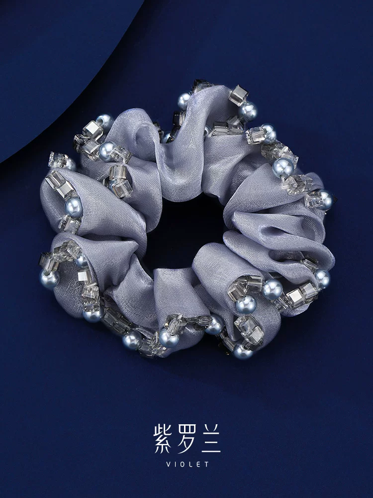 Minimalist S925 Silver Hair Ring Infinity in certified s925 sterling silver with hand-polished mirror finish