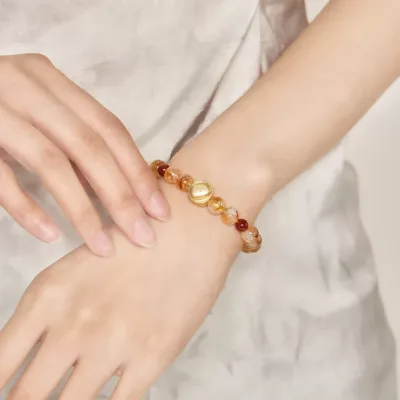 Lucky - citrine bracelet