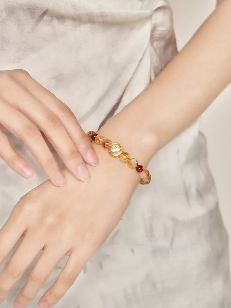 Lucky - citrine bracelet