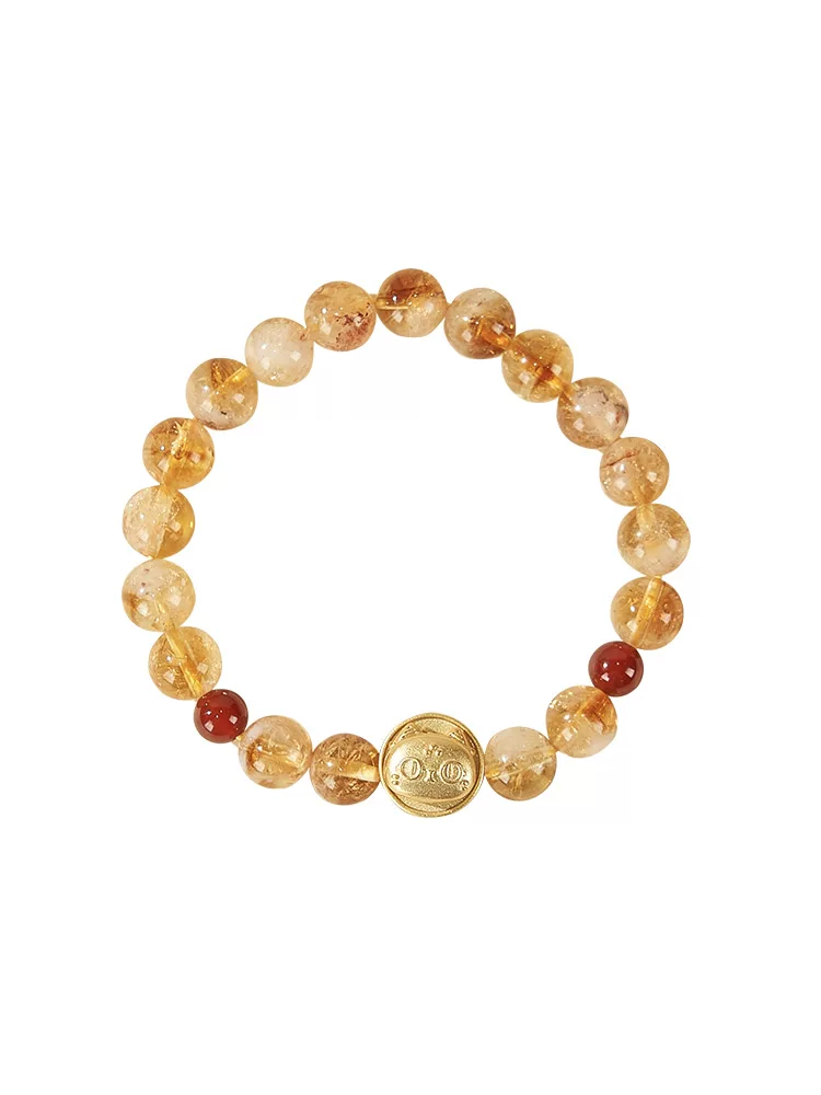 Lucky - citrine bracelet