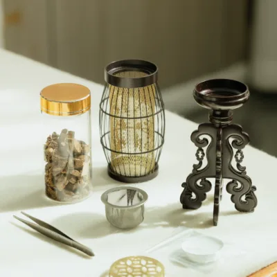 Pure copper high incense burner