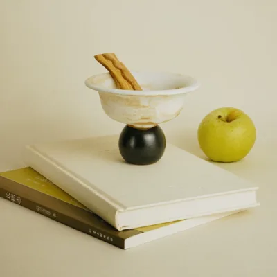 Bowl bean utensils aromatherapy set