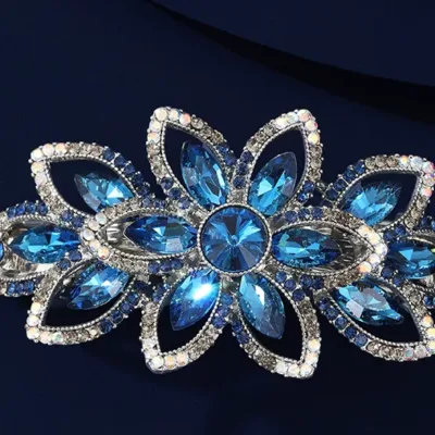 Artisan S925 Silver Hair Ring Azure Horizon in certified s925 sterling silver with hand-polished