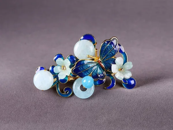 Butterfly hairpins — artisan hair accessories by Ginkgoods