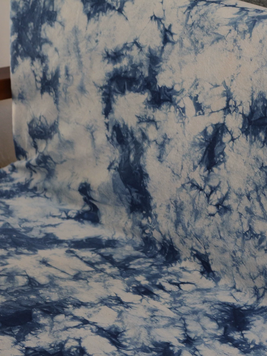 Indigo Canvas | Hand-Dyed Botanical Cotton Fabric 3 Product Detail 2