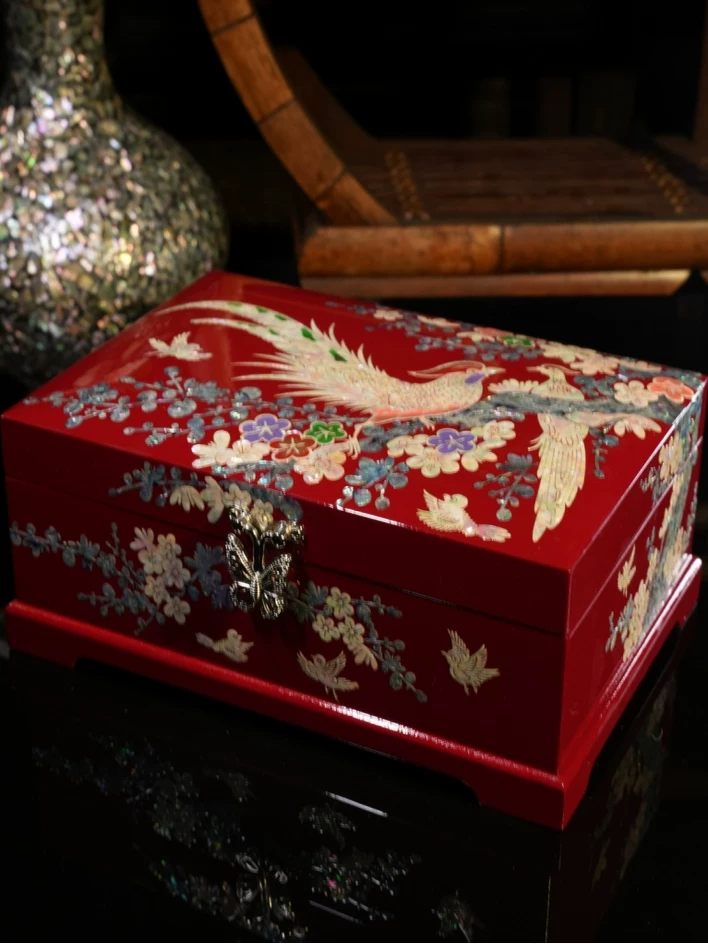 YH012 Lacquerware Jewelry Box