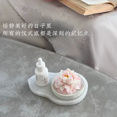 Peony ceramic flower - essential oil diffusion