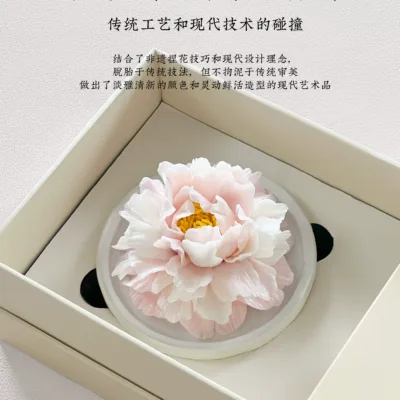 Peony ceramic flower - essential oil diffusion
