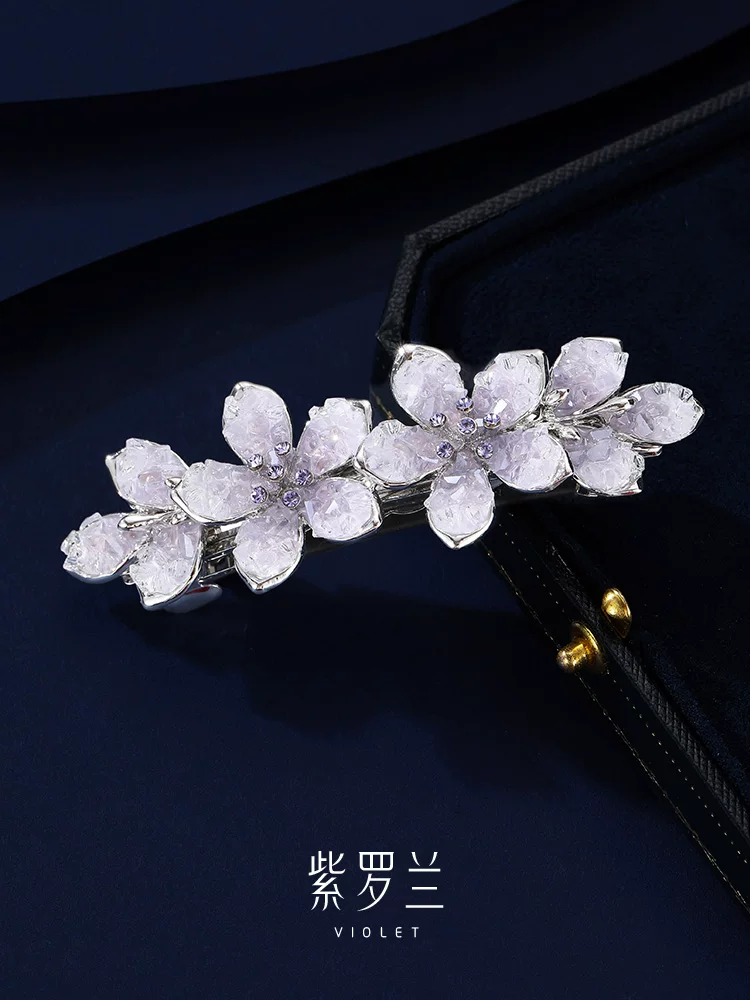 Artisan Hand-Carved S925 Silver Hairpin detail view showing premium s925 sterling silver texture and finish