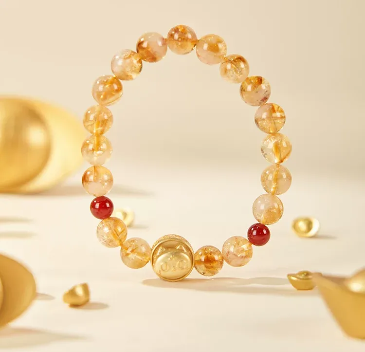 Lucky - citrine bracelet
