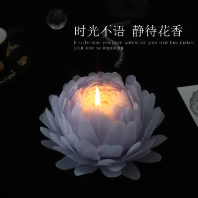 Purple peony scented candle