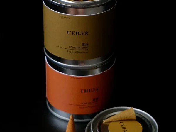 Handmade woody tower incense natural plant cone incense