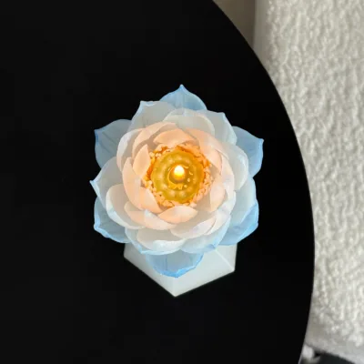 Lotus handmade scented candle