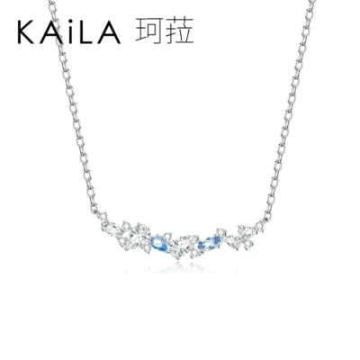 Silver jewelry of the promise of the sea of stars necklace women