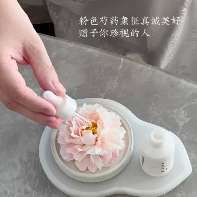 Peony ceramic flower - essential oil diffusion