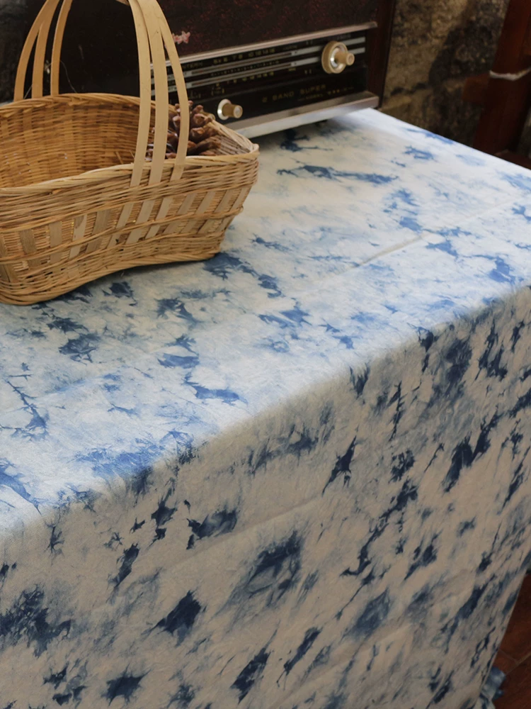 tie dye cotton canvas in 100 grade 6a mulberry silk with hand rolled edges