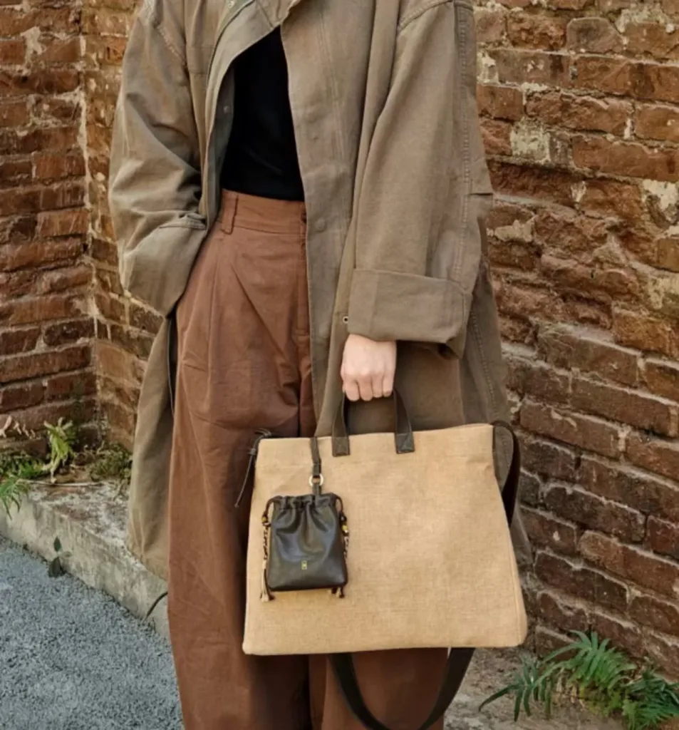 Tea dyeing crossbody bag black — artisan product image by Ginkgoods