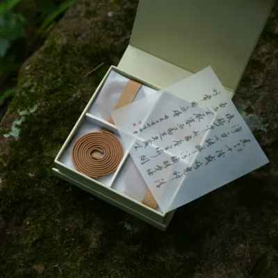 Purple Qi Nan agarwood plate incense 50 grams