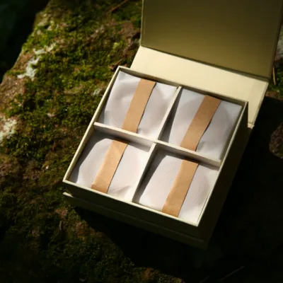 Purple Qi Nan agarwood plate incense 50 grams