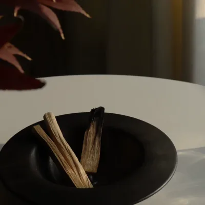 Ceramic Incense Holder & Stick Gift Set showing natural fragrance and home ritual detail