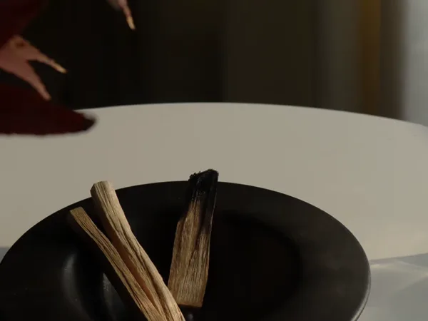 Ceramic Incense Holder & Stick Gift Set showing natural fragrance and home ritual detail