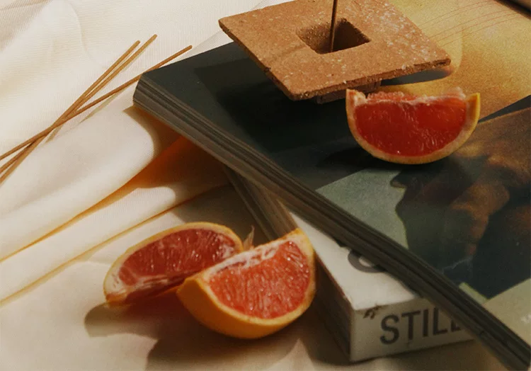 Ceramic Incense Holder for Sticks showing natural fragrance and home ritual detail