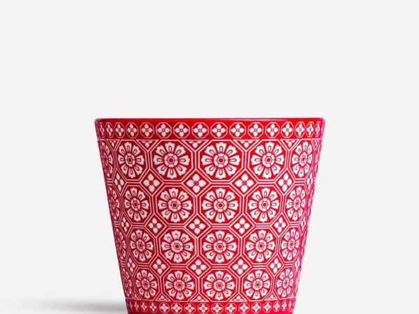 Floral Relief Ceramic Coffee Mug - handcrafted ceramic coffee mug by Ginkgoods