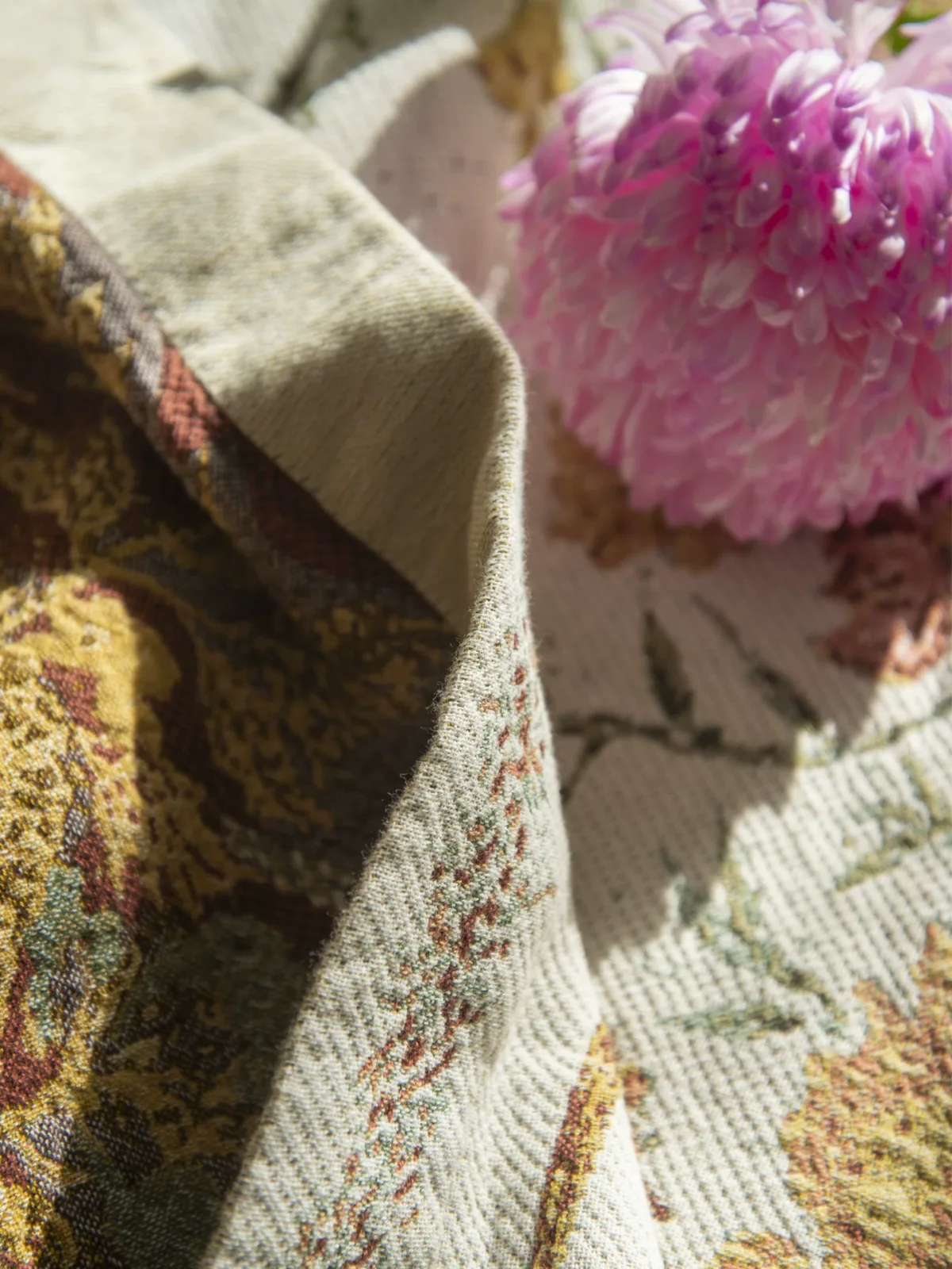 French Manor Cotton Blanket Set (3-Piece) artisan product detail by Ginkgoods