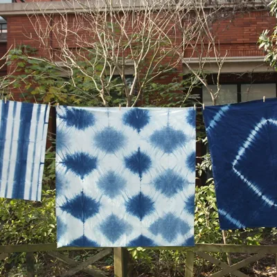 Hand-Dyed Botanical Tablecloth - hand-dyed botanical tablecloth by Ginkgoods image 3