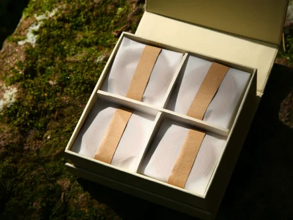 Huang Qinan (Premium Agarwood) Incense Coils (50g) showing natural fragrance and home ritual detail