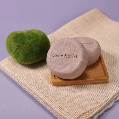 Lavender, Lithospermum & Blueberry Cold Process Facial Cleansing Bar — artisan product image by Ginkgoods