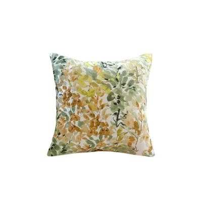 Monet Garden Decorative Throw Pillow artisan product detail by Ginkgoods