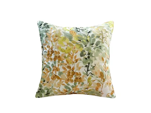 Monet Garden Decorative Throw Pillow artisan product detail by Ginkgoods