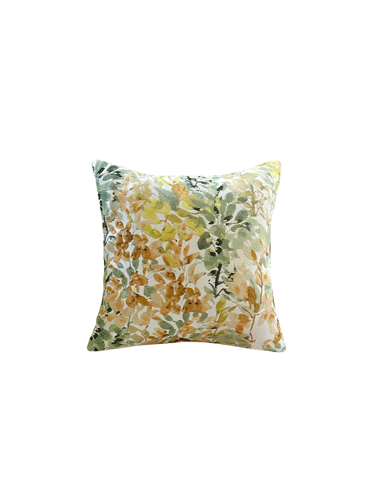 Monet Garden Decorative Throw Pillow artisan product detail by Ginkgoods
