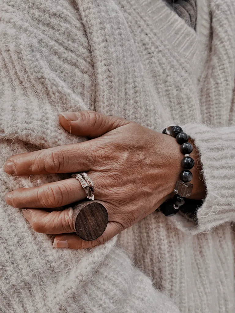 Multi-Stone Essential Oil Diffuser Bracelet - artisan essential oil diffuser bracelet by Ginkgoods