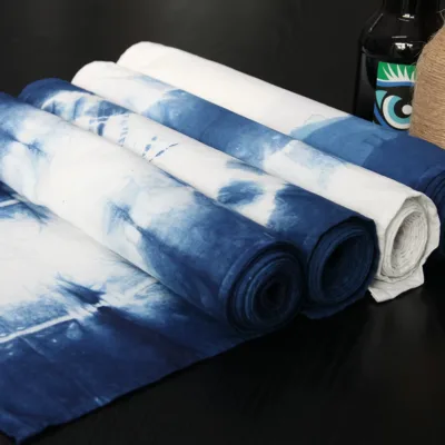 Naturally Dyed Indigo Table Runner - artisan textile table runner by Ginkgoods image 3