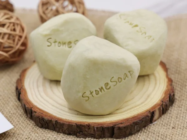 Peony & Silk Protein Polishing Handmade Facial Soap Bar — artisan product image by Ginkgoods